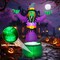 Sanchez; Halloween Inflatables Animated Witch Waving Hands Blow Up Outdoor Yard Decorations Garden Lawn Decor; Category:Fall Inflatables; Image:5